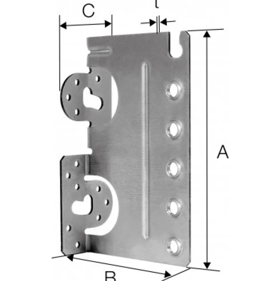 Etrier à âme intérieure - Inox A4 - CBHS - 220mm - reconditionné SIMPSON Strong-Tie