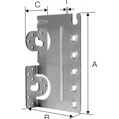 Etrier à âme intérieure - Inox A4 - CBH150/2,5S - reconditionné SIMPSON Strong-Tie