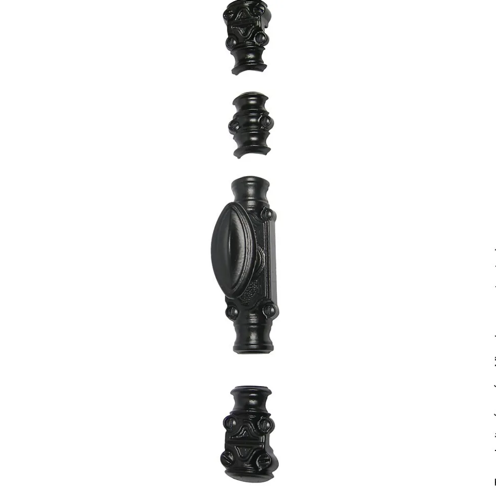 Fausse crémone décorative RY16D - pour menuiserie bois - noir JARDINIER MASSARD
