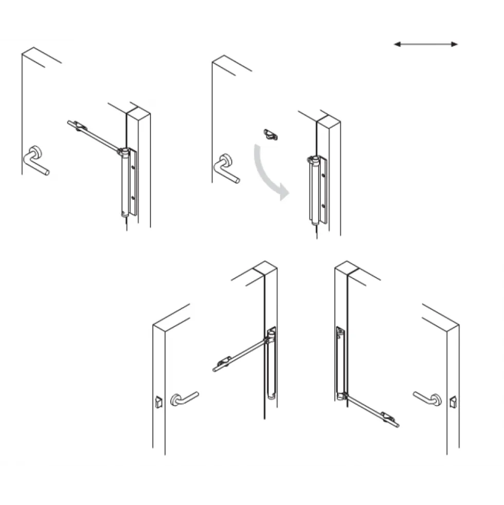 Ferme-porte à ressort - MB JUSTOR