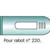 Fer pour rabots métalliques numéro 220 Stanley STANLEY