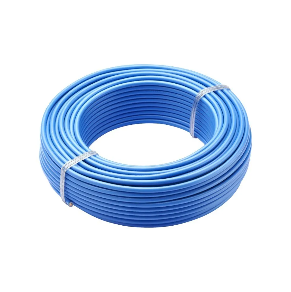 Fil rigide HO7V-U - 1,5 mm² - Bleu DEBFLEX