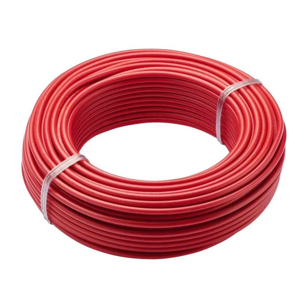 Fil rigide HO7V-U - 2,5 mm² - Rouge DEBFLEX