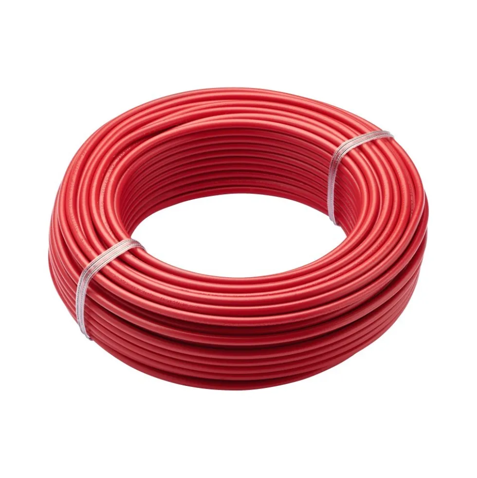 Fil rigide HO7V-U - 2,5 mm² - Rouge DEBFLEX