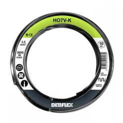 Fil souple HO7V-K - 2,5 mm² - 10 m - Noir DEBFLEX