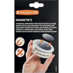 Fixation aimantée pour détecteur de fumée - Magnetik's Evacuate