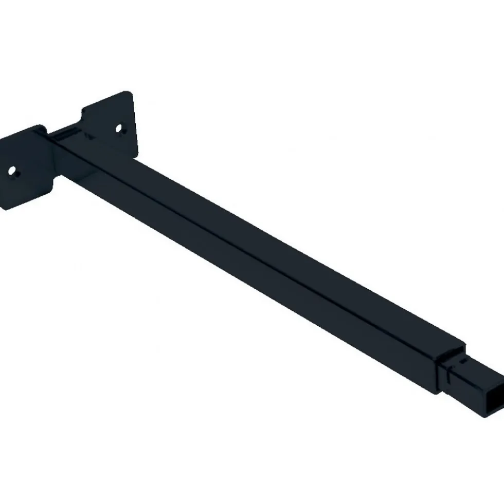 Fixation murale ajustable Clarence - finition noir BOHNACKER