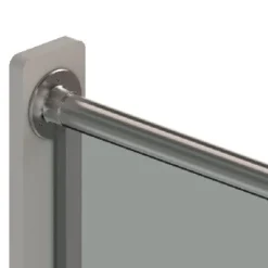 Fixation murale pour main courante - ronde - diamètre 42,2 mm - inox Design Production