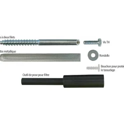 Fixations démontables FIX-STORE® scellement chimique - boîte de 20 ING FIXATIONS