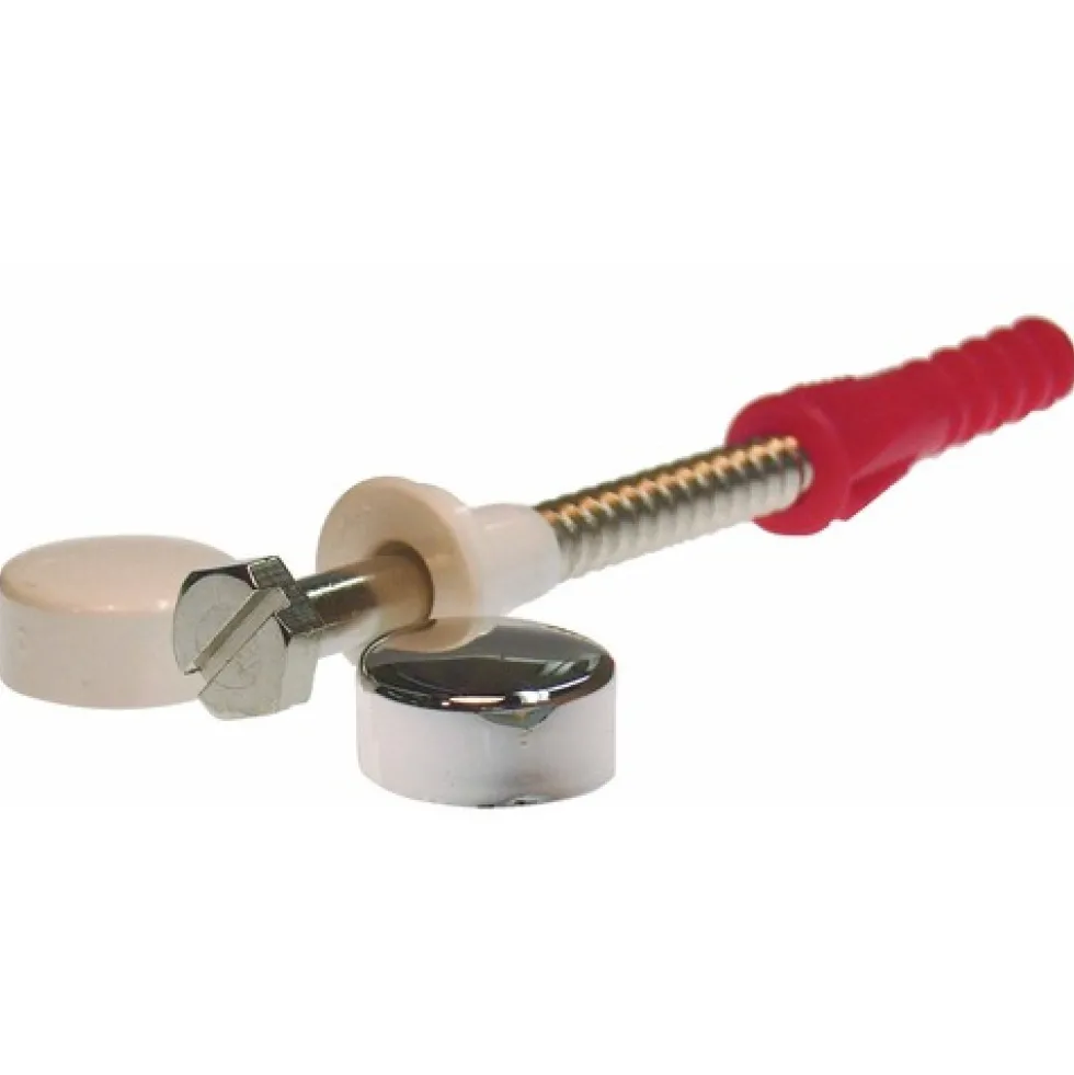 Fixations pour WC et bidet avec cabochons cache vis RAM