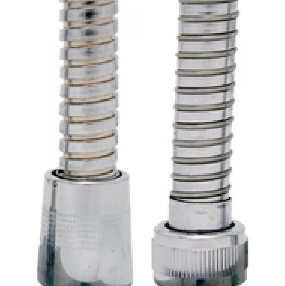 Flexible de douche laiton chromé avec écrou tournant DISFLEX