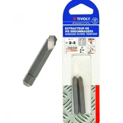 Foret extracteur de vis abimées - de diamètre 2 à 8 mm TIVOLY