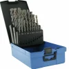 Forets métaux hss queue cylindrique TBX 4F type G coffret de 25 TIVOLY