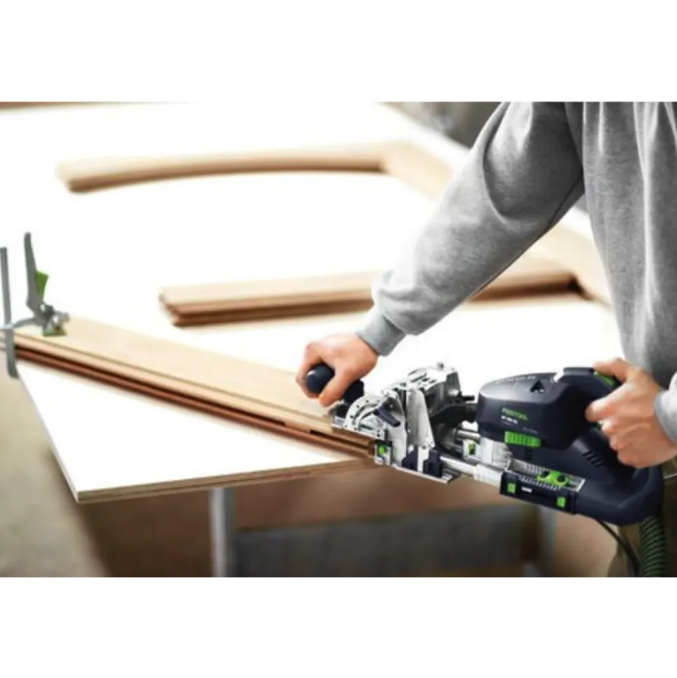 Fraiseuse DF 700 EQ-Plus - système de butée - assemblage tenons domino FESTOOL
