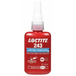 Frein filet liquide - faible résistance - flacon 50 ml - 243 LOCTITE