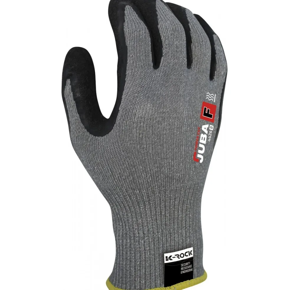 Gants de manutention anticoupure Power Cut 4426 gris et noir JUBA