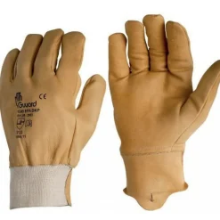 Gants de manutention poignets tricot oléohydrofuge -cuir -1549 EPA DKP GUYARD