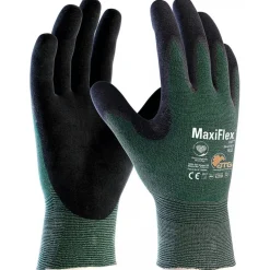 Gants de protection anti-coupure MAXIFLEX CUT enduction nitrile - vert ATG