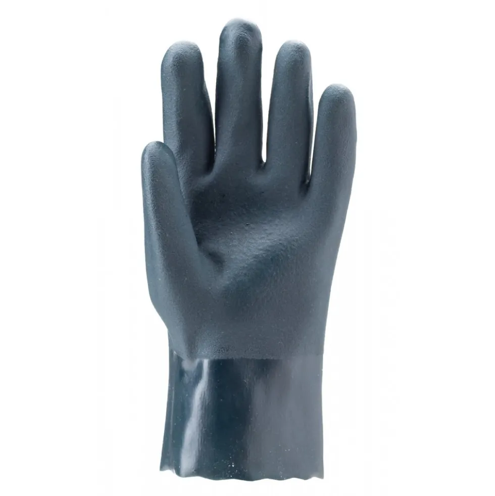 Gants de protection chimique avec manchette de sécurité EUROCHEM 3740 Coverguard