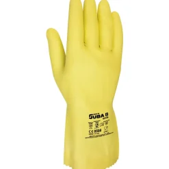 Gants de protection chimique en latex - Juba 62138 Nova 38 - 12 paires JUBA