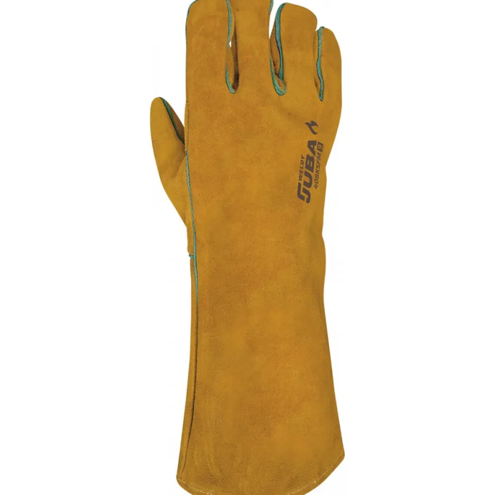 Gants en croûte croupon extra pour soudeurs 408KSFM WELDY JUBA