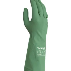 Gants en nitrile biodégradable Juba nature H624NT - vert JUBA