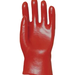 Gants EUROSTRONG 3520 PVC rouge enduction standard 27 cm - 10 paires Coverguard