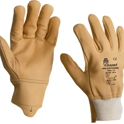 Gants fourrés coupe américaine 1549 - cuir bovin hydrofuge - 10 paires GUYARD