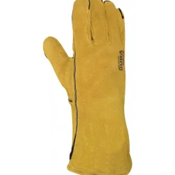 Gants pour soudeur 408OCRE WELDY - en croûte de cuir JUBA