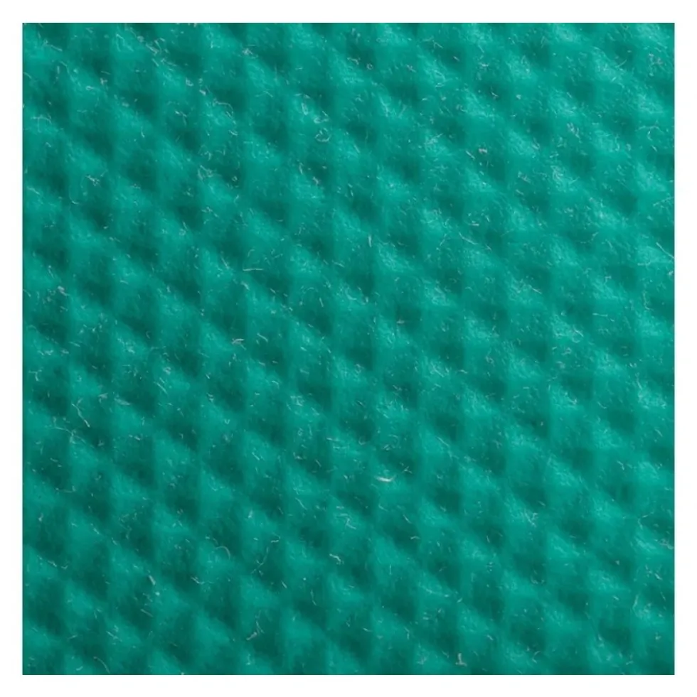 Gants sans support en nitrile floqué léger vert - sachet de 12 paires JUBA