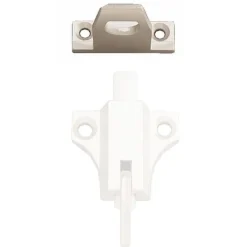 Gâche en aluminium anodisé argent - Type 917 ARGENTA