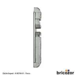 Gâche loquet - pour vantail semi-fixe - 8-00740-01-0-1 FERCO
