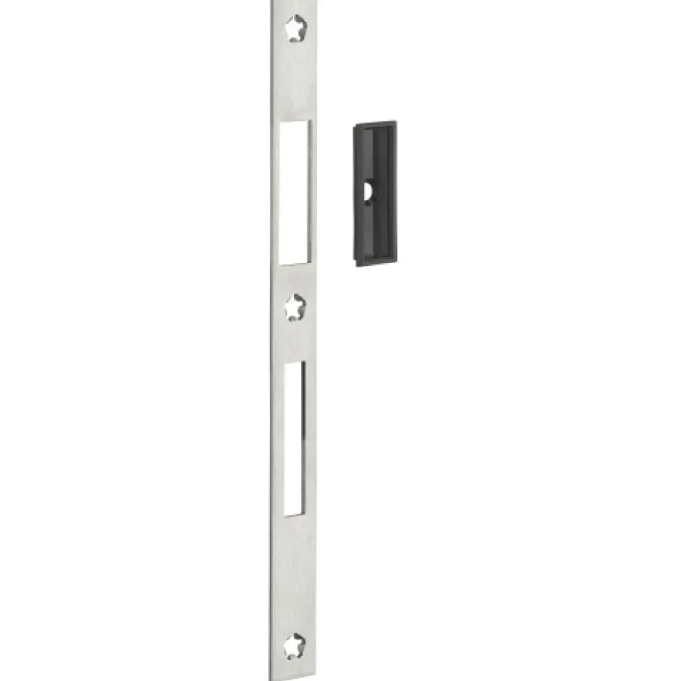Gâche plate - en inox - menuiserie métallique - 244 x 20 mm FTH THIRARD