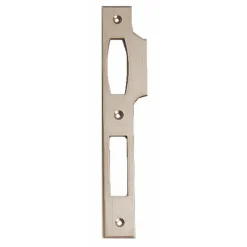 Gâche plate inox à talon 5008 pour serrures Métalux MÉTALUX
