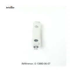 Gâche pour coulissant simple de menuiserie PVC FERCO