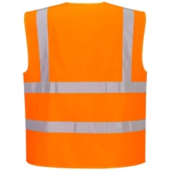 Gilet de travail haute visibilité avec ZIP C375 - orange fluo PORTWEST