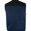 Gilet de travail multipoches sans manches bleu et orange Mach 1 DELTA PLUS