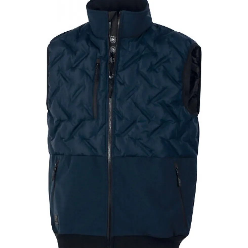 Gilet sans manches hybride matelassé ACTON - bleu marine DELTA PLUS