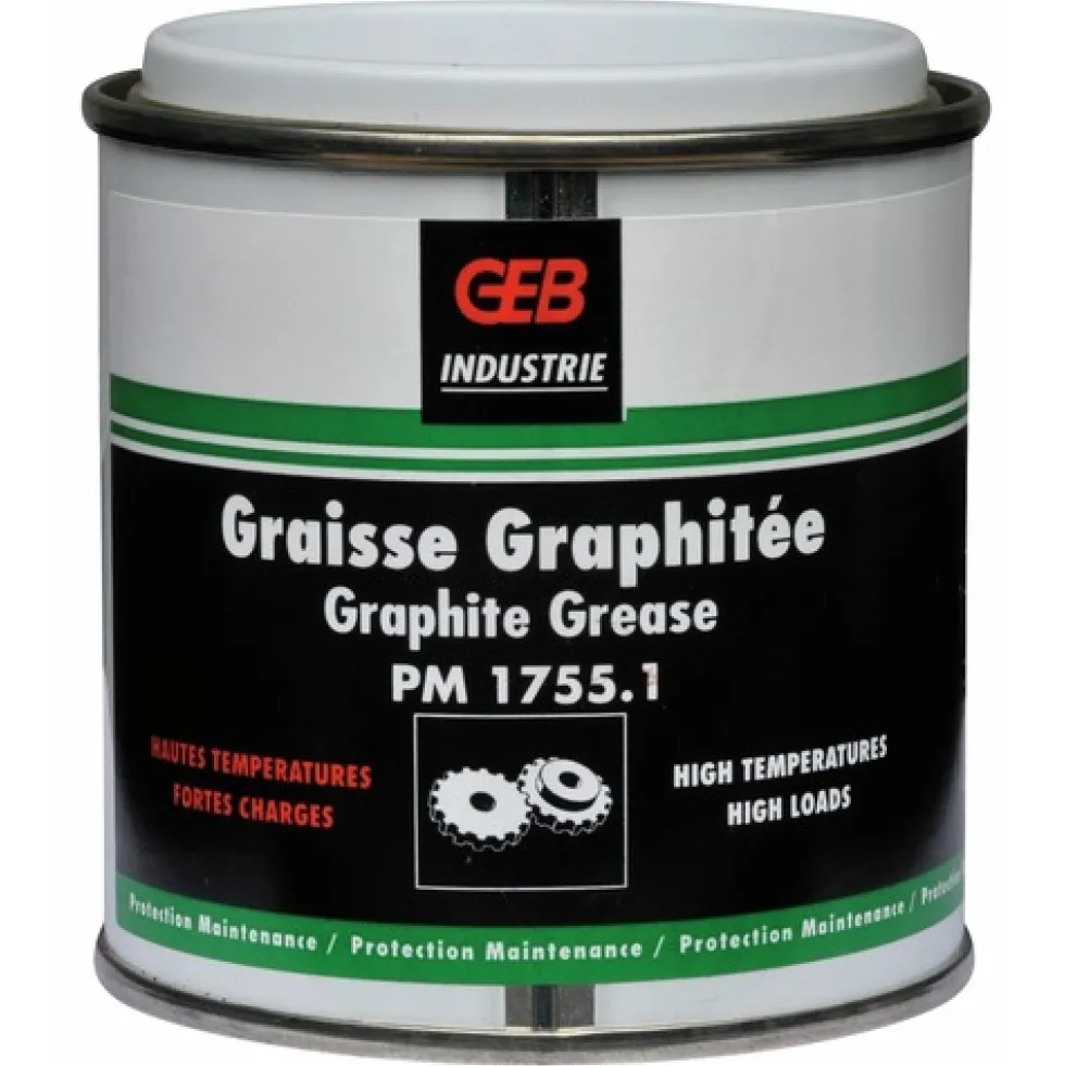 Graisse graphitée - résistance haute température et forte charge GEB