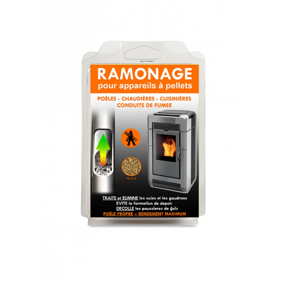 Granulés de ramonage pour appareil à pellets ASSISTANCE CHIMIQUE