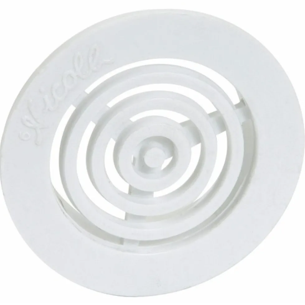 Grille d'aération B33 contre cloisons pour tube de 35mm NICOLL