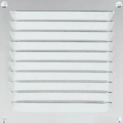 Grilles estampées en aluminium avec moustiquaire RENSON