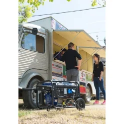 Groupe électrogène à essence - 3000W - 230V - MC3200KT MECAFER