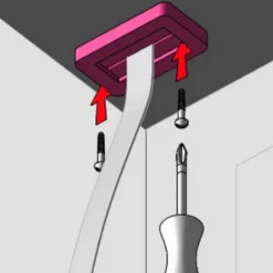 Guide sangle "Stop vent" pour volet roulant à sangle ou à chaîne Interges