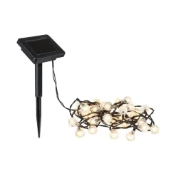 Guirlande solaire 30 ampoules LED - IP44 - 3000 K - 3,9 m - Soala PAULMANN