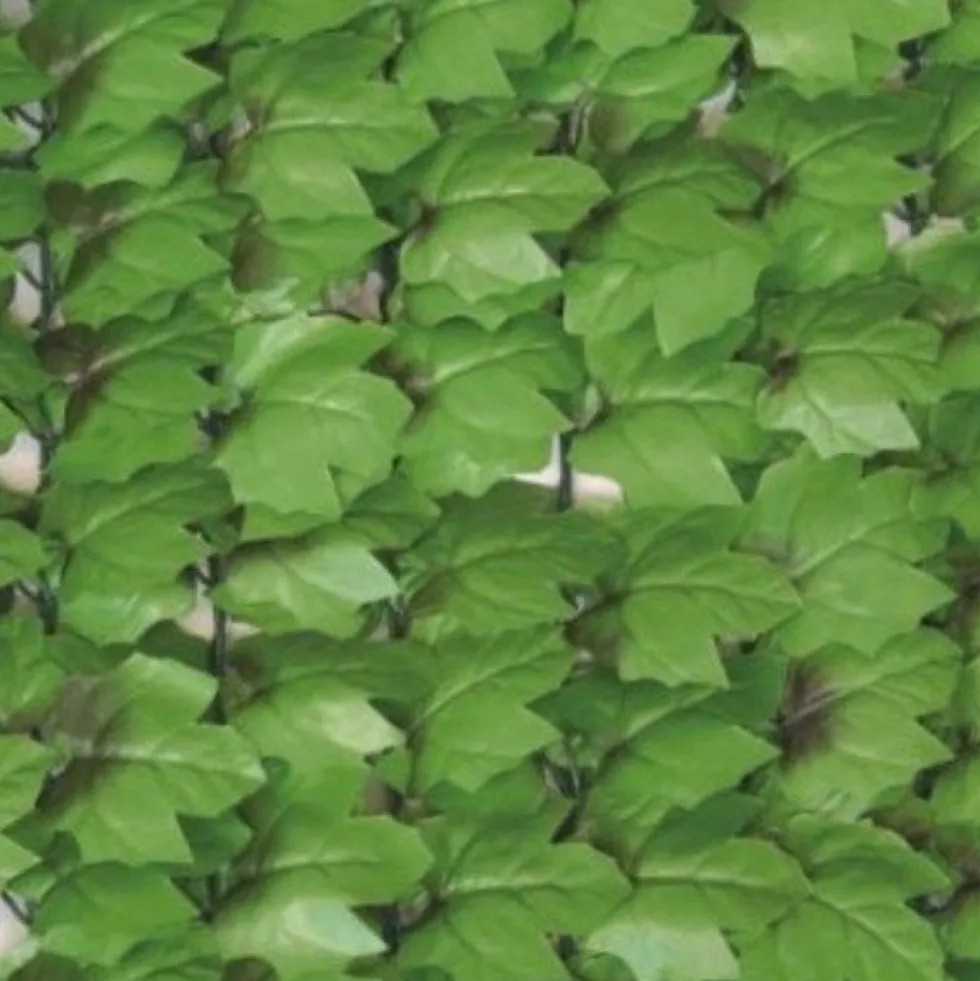 Haie artificielle feuilles de lierre + 12 attaches JET7GARDEN