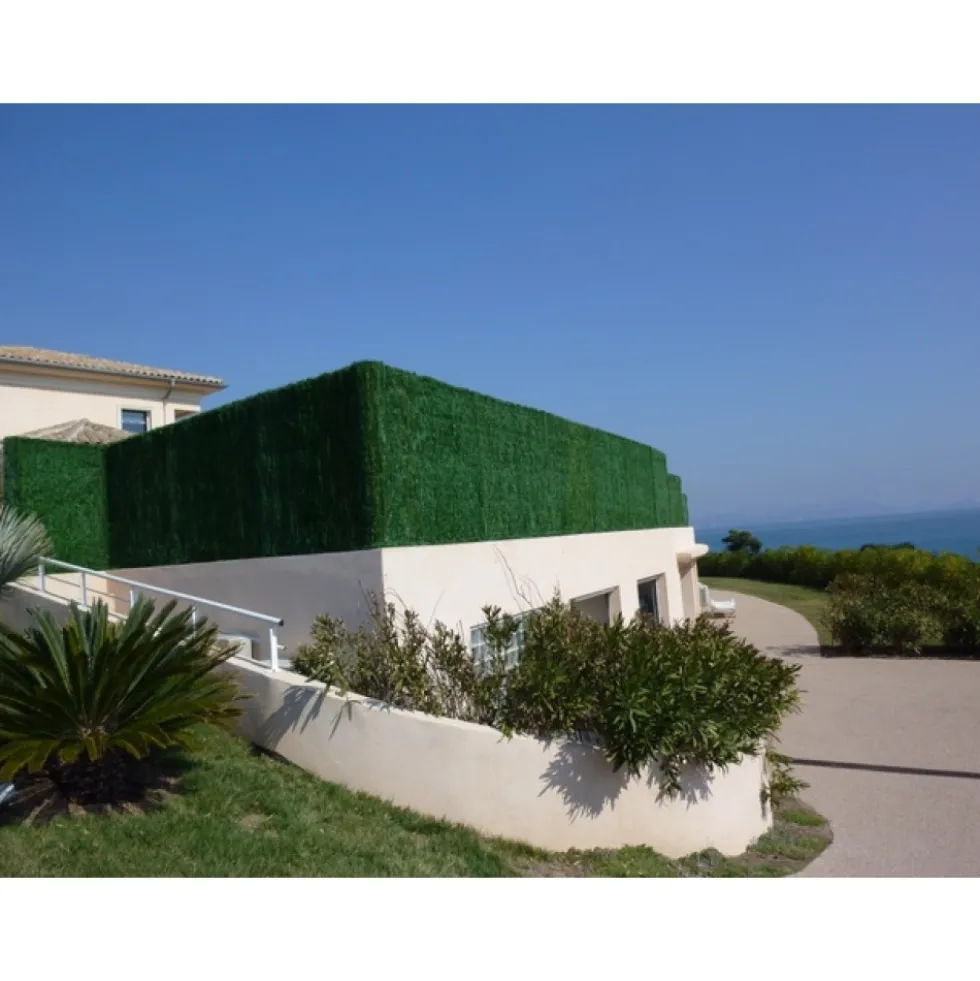 Haie végétale artificielle - 110 brins - vert pin JET7GARDEN