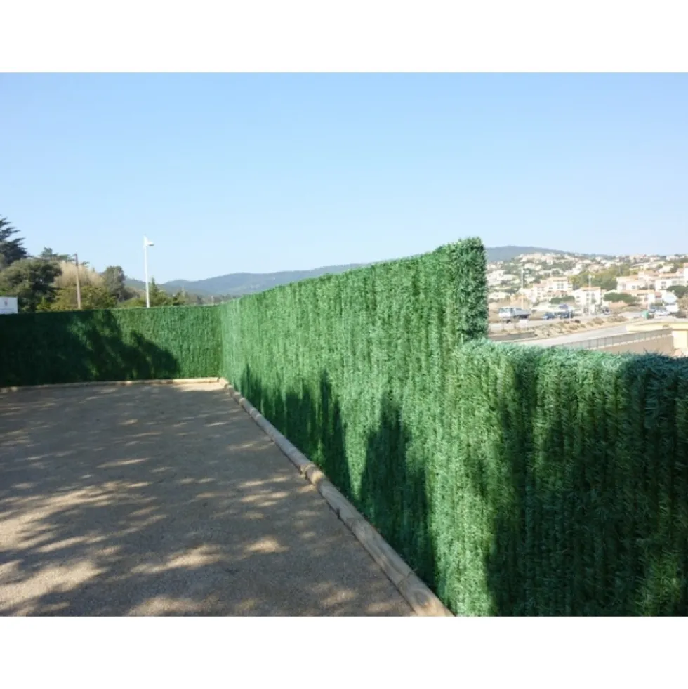 Haie végétale artificielle - 110 brins - vert pin JET7GARDEN