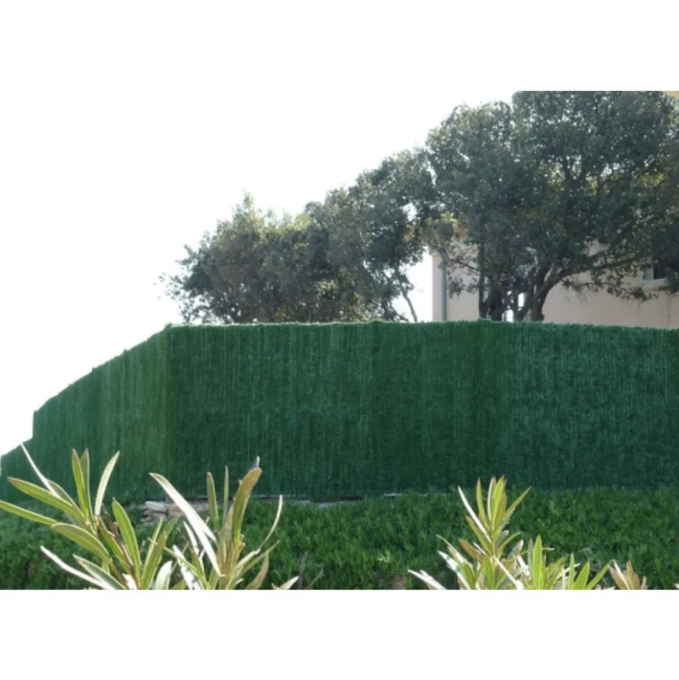 Haie végétale artificielle - 126 brins - vert thuyas - Supra JET7GARDEN