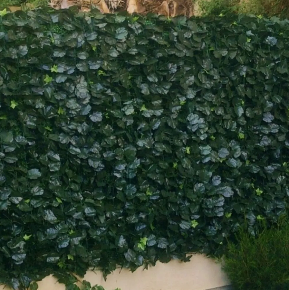 Haie végétale artificielle - vert foncé et vert tendre - Duo JET7GARDEN